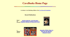 Desktop Screenshot of cavebooks.com